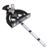 Miter Gauge 0-70 ° Adjustment Woodworking Table Saw Handle 70 ° Assembly Angle Ruler Quick Setting 0°22.5° 45° 67.5°