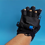 7PCS Glow Ring Laser RGB Beam Laser Gloves DJ Glove Stage Lighting Show Lazer Beam Party For Left/Right Hand Glow Party Supplies