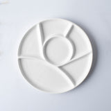 Round Flower Ceramic Palette For Watercolor Gouache Painting Plum Flower Palette Art Supplies
