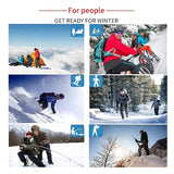 Heated Gloves, for Men Women 4000 MAh Rechargeable Battery Powered Waterproof Warm Press screen Gloves