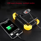LED Emergency Light Rechargeable LED Lamp Portable Charging Flood Light COB 20W Car Emergency Lamp Floodlight USB Lantern Light