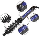 18Mm Electric Comb Hair Brush 2 in 1 Pro Ceramic Hair Curler Hair Curlers Roller Styling Tools Hair Curling Iron Multifunction E