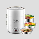 Zk30 Multifunction Electric Rice Cooker Smart Appointment 3 Layers Stainless Steel Heating Cook Lunch Box Container Steamer 220V
