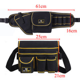 Waterproof Waist Pack Multi-Function Tool Holder Oxford Cloth Electric Drill Tool Storage Bag Tool Pocket Wrench Plier Organizer