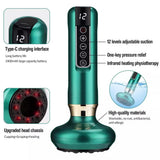 New Electric Cupping Massager For Promoting Cell Renewal Smart Cupping Therapy Set with Red Light Therapy Scraping Massage Tools