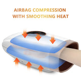 New Hand Massager Electric Shiatsu Hand Massager Heating Air 6 Levels Pressure Point Hands Arthritis Pain Relief