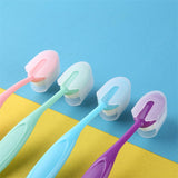 10pcs/set Smooth Blending Brushes Drawing Painting Brushes Flat Kit for DIY Scrapbooking Cards Making Ink Application Tools
