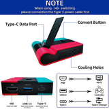 Video Converter 4K 1080P Portable Video Converter USB3.0 HDMI Projection TV TV Base For Nintendo Switch Game Console  Accessorie