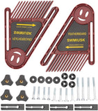 2 Pack Feather Board Double Feather Loc Board Adjustable Woodworking Safety Table Saw Push Block for Tablesaws and Router Tables