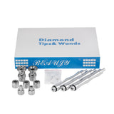 Diamant Microdermabrasie Dermabrasie Black Head Remover 9 Tips + 3 Toverstokken Huid Rejuvanation Facial Diamant Peeling Care To