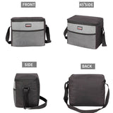 9.5L Picnic Lunch Bags For Women Kids Insulated Cool Bag Portable Canvas Lunch Box Thermal Food Camping Fishing Barbecues