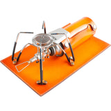 Jeebel Camp Vegetable Tanned Leather Pedestal Pad/Gas Cylinder Cover For SOTO ST310 Stove Handmade