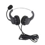 3.5mm Plug Wired Computer Headset Noise Reduction Ergonomic Call Center Headphone with Microphone for Computer