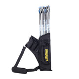 Four-barrel Quiver Quiver Quiver Bow And Arrow Bag Composite Recurve Can Be Back To Hang camouflage black universal quiver