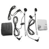 Moto Helmet Front-To-Back Intercom Headset Plastic Modified Motorcycle Helmet Intercom Headphones Accessories