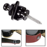 9Pcs Guitar Strap Locks,Buttons Security Quick Release Straplocks Strap Parts For Electric Bass Acoustic Guitars