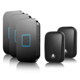 FA88 No Battery Required Wireless Doorbell 150M Remote Smart Home Self-powered Button Calling Bell US EU UK Plug 60 Chimes