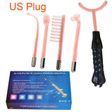 High Frequency Electronic Beauty Instrument 5 in 1 Portable Electrode Ultrasonic Facial Massage Machine Face Skin Care Tools
