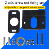 Z Axis Lead Screw Fixing Block Aluminum Block 3D Printer Lead Screw Fix Mount for Z5 Z6 Z8 Z10 Z-Rod Bearing Holder