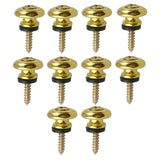 Mushroom Head Guitar Strap Lock End Pins Pegs Strap Buttons for Acoustic Electric Bass Guitar Accessories