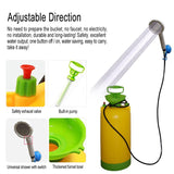 Outdoor Shower Bag Camping Shower Bag Dormitory Bedroom Bath Household Portable Self-Priming 15L Simple Water Shower