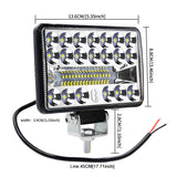 Work Light 1 Pair Car Led Work Light 60W Highlight Off-road Vehicle Roof Searchlight Maintenance Auxiliary Light Accessories