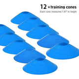 Sports Speed Agility Training Set Includes 1Agility Ladder 12 Disc Cones 4 Steel Stakes 1 Bag For Training Athletes