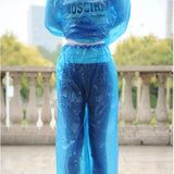 Women Raincoat Raincoats & Rain Pants Rain Clothe Covers Random Rainwear Disposable Waterproof Hooded Men's Rain Coat Cloak
