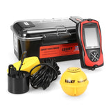 LUCKYS FF1108-1CT Portable Fish Finder 100M/300FT Depth Fish Alarm Wired Fish Detector echo sounder for fishing fish finder