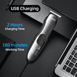 4IN1 Nose and ear Timmer Electric Razor Men's Shaver with clipper comb LCD display Trimmer for nose Eyebrow trimmer for men