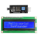 LCD1602+I2C 1602 16x2 1602A Blue/Green screen HD44780 Character LCD /w IIC/I2C Serial Interface Adapter Module For Arduino