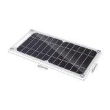 Outdoor Travel Portable 6V Rechargeable Solar Panel Power Storage Generator USB Charger Off-road Emergency Portable Power Supply