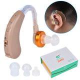 F-138 Hearing Aids Battery Powered In Ear Hearing Enhancement Device Adjustable Volume Sound Amplifier For The Elderly & Adults