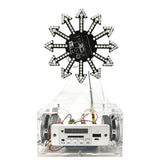 DIY electronic kit LED rotating ferris wheel circuit soldering project bluetooth amplifier speaker TF/USB player