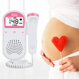 Fetal Doppler Heartbeat Detector Ultrasound Pregnant Baby Heart Rate Monitor 2.5MHz Portable Household Pregnancy baby monitor