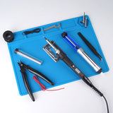 JCD Soldering Mat Insulation Silicone Welding Pad Repair Work Kit Heat-resistant Magnetic Soldering Station for  Soldering Iron