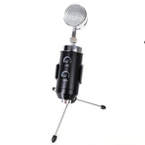 Cardioid Microphone Condenser Recording Microphones Bracket Cable For Laptop Computer Voice Recording Voice Overs Broadcasting