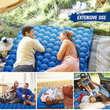 2 Person Camping Mat Portable Outdoor Air Mattress Waterproof Backpacking Sleeping Pad Outdoor Hiking Air Mattress