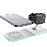 2 in 1 Magnetic Wireless Charger For iPhone 12 Pro Max Desktop Phone Stand Wireless Charger For Airpods Xiaomi Samsung