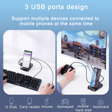 Type-C Smart HUB Docking Station, Projection Converter, Compatible with USB C to HDMI, Docking Station + Stand + Charger 3-in-1