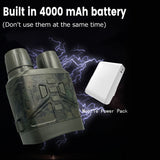 4K Outdoor Night-Vision Infrared Optical Binocular Night-Vision 5X Digital Zoom Photo Video 150-200M Full Dark Viewing Distance