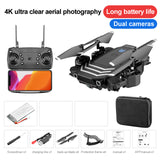 RC Drone 4K With camera HD Wifi fpv LS11 Fixed height Professional Quadcopter 1800mah Long time Foldable Selfie Drones Gift Toys