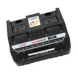 Li-Ion Battery Charger Double Slide Port 4A GAX1418-02 USB GAL1860CV for  18V 14.4V BAT618 BAT614 BAT609 EU Plug