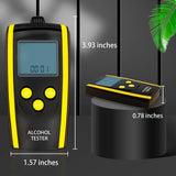 HT-611 Alcohol Tester  Digital Breath Alcohol Tester Alcohol Breathalyzer Air Blowing Portable LCD Display BreathalyzerDropship