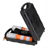 2PC LED Traffic Light Magnetic Flashlight Emergency Baton Car Warning Light Road Security Flashing Strobe Lamp With Storage Case