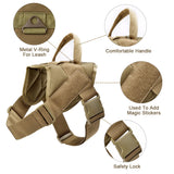 Tactical Dog harness K9 For Medium large dog German Shepherd working training  vest harnesses dog supplies