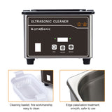 0.8L Ultrasonic Cleaner 40KHz Stainless Steel Bath 110V/ 220V Dental Razor Parts Degas Ultrasound Washing for Watches Jewelry