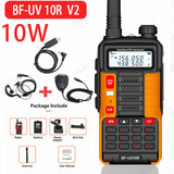 2022 BAOFENG 10W Professional Portable Walkie Talkie UV-10R 50km 128 Channels VHF UHF Dual Band Two Way CB Ham Radio Transceiver