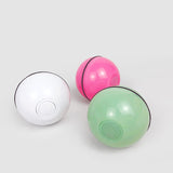 Smart Interactive Cat Toy USB Rechargeable LED Light Rolling Flash Ball Toy Home Pet Dog Cat Interactive Laser Ball Light Toys