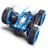 Free Dropshipping 360 Degree Flip Kids Robot RC Cars Toys for Gifts RC Car 2.4G 4CH Stunt Drift Deformation Buggy Car Roll Car